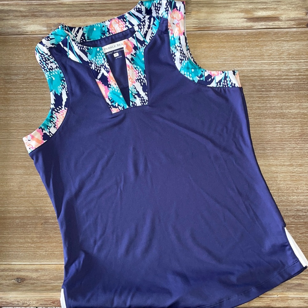 Pebble Beach Dry-Luxe Performance Golf Tank Top Size Medium